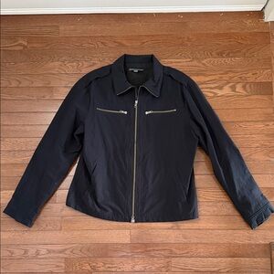 John Varvatos Black Lightweight Jacket